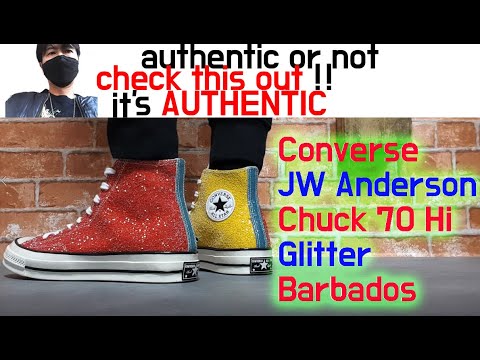 converse x jw anderson chuck 7 glitter