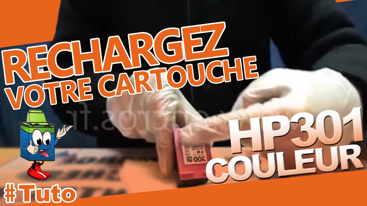 301 HP Jet D'encre Couleur HP301 : Bien Recharger La Cartouche d'Encre 