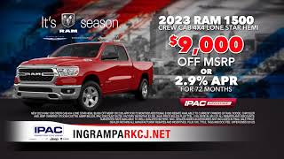 Take $9,000 off MSRP on the new 2023 Ram 1500 Lone Star in San Antonio, TX | Ingram Park CJDR