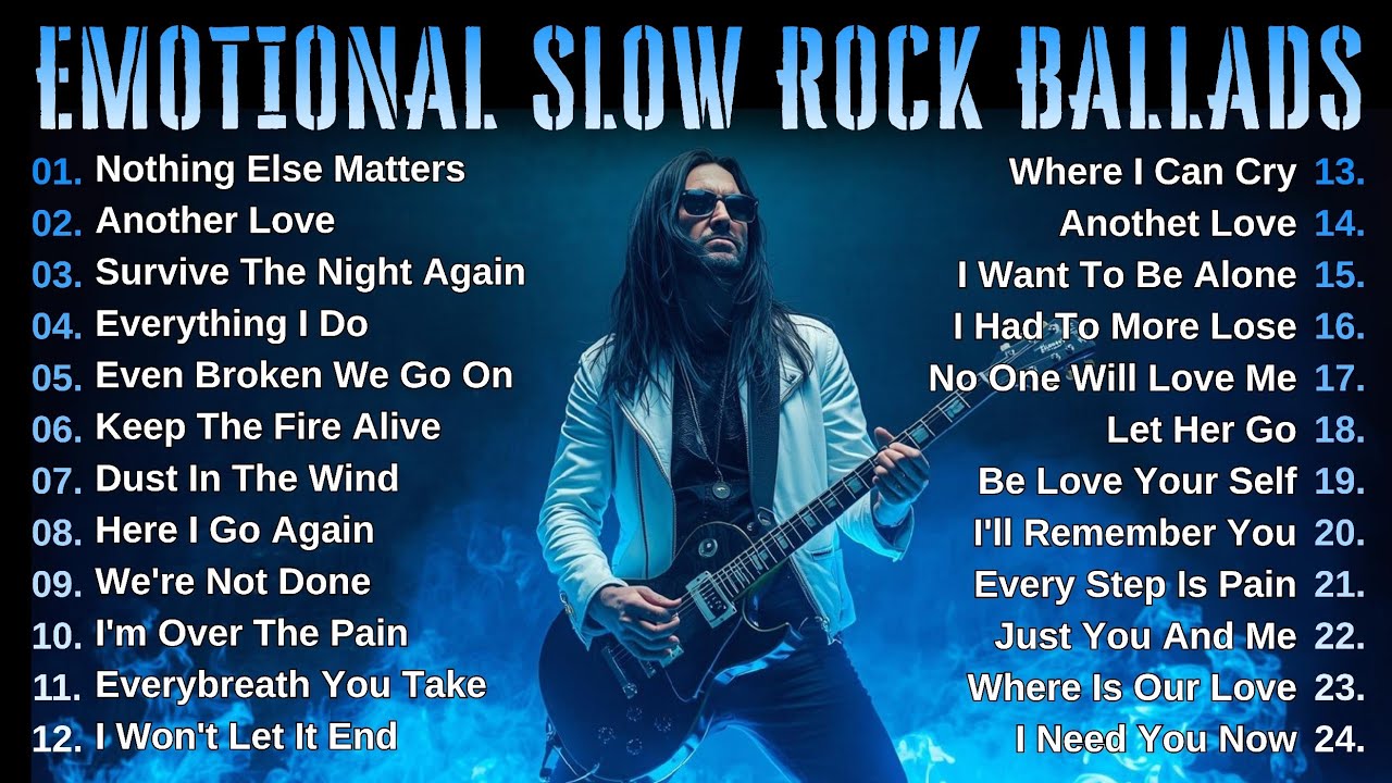 EMOTIONAL SLOW ROCK - BEST AMERICAN ROCK SONGS - PLAYLIST 2025 🎸
