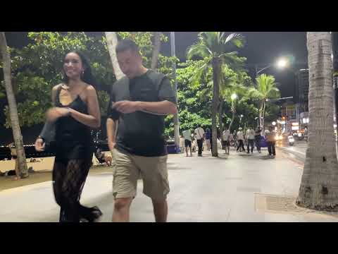 Exploring Pattaya Beach at Night: Thailand's Vibrant Street 