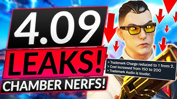 NEW 4.09 LEAKS DO CHAMBER DIRTY - AGENT NERFS INCOMING - Valorant Guide