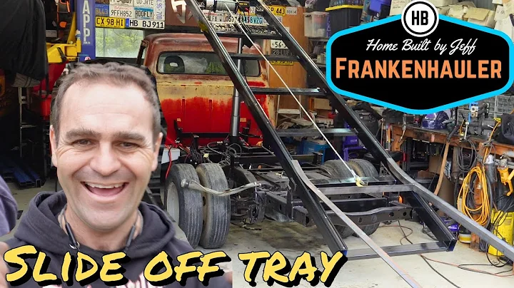 Slide off tray - 1954 Ford F600 Car Hauler Build part 63