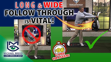 Making a LONG, Wide Follow Through with Your Arms and Hands is Vital!