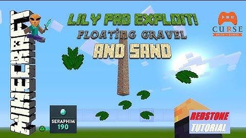 Minecraft PS4 - Lily Pad Exploit Floating Gravel & Sand - Tutorial -  PS3 / XBOX ) TU30 Episode: 380