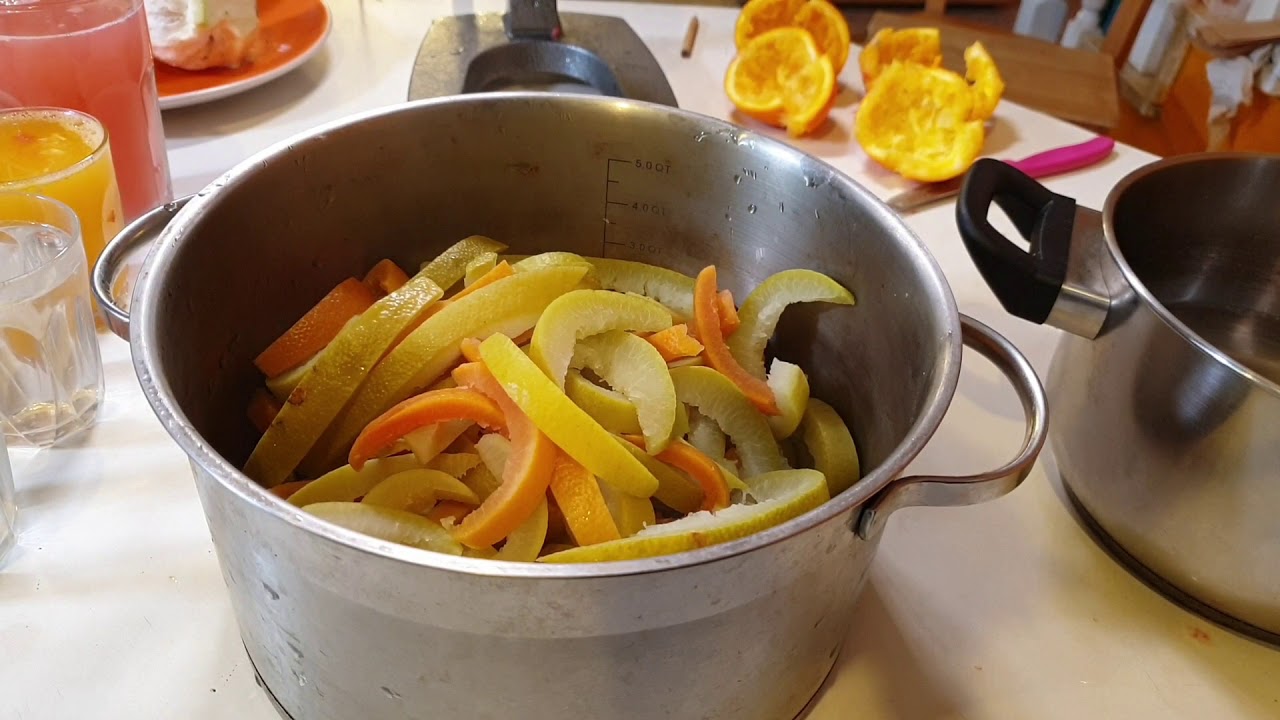 קליפות פומלו מסוכרות Peaux de Pomelo confites