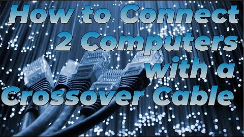 How to Connect Two Computers Running Linux using a Crossover Cable (made from scratch)