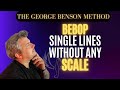 bebop single lines without any scale
