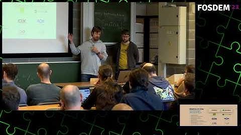 FOSDEM2023 — Widgets in the "Sovereign Workplace" for the German public sector