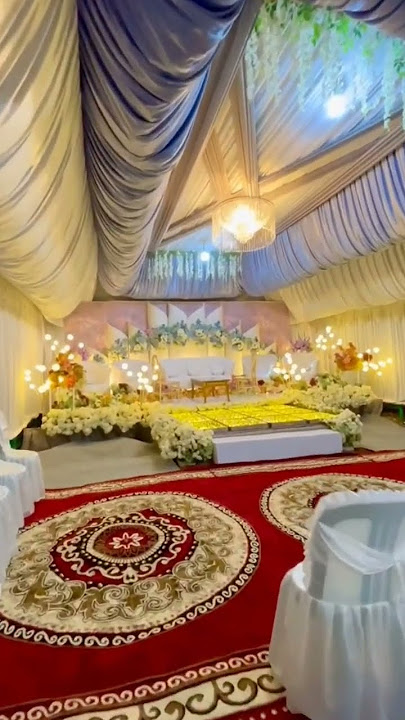 dekorasi pelaminan tenda terowongan pengantin bugis-makassar #shorts #remix