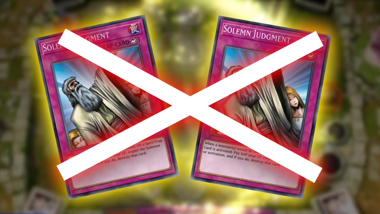 When 2 Solemn Judgement Is Not Enough Master Duel PLATINUM rank YouTube