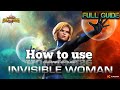 How to use Invisible woman |Abilities breakdown| Marvel Contest of Champions