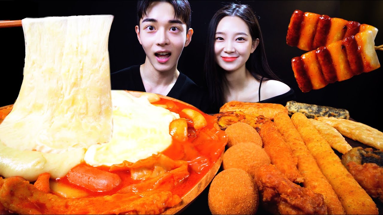 ASMR приглашенная актриса и ттокпокки (русские субтитры) (MUKBANG/ Eating Sounds)