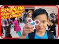 Picking Up FIDGET SPINNER After School, Fidget Spinners Turning into Big Distraction at Many Schools
