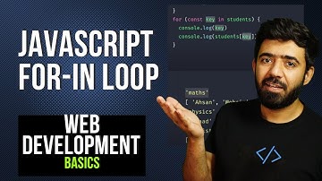 JavaScript For In Loop | Web Development Basics Course