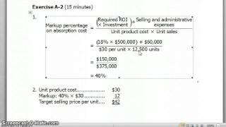 Famous Exercise A-2 in Appendix A Profile
