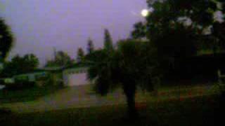 Orlando, Florida getting hit by Gulf of Mexico's storm 8/31/2009