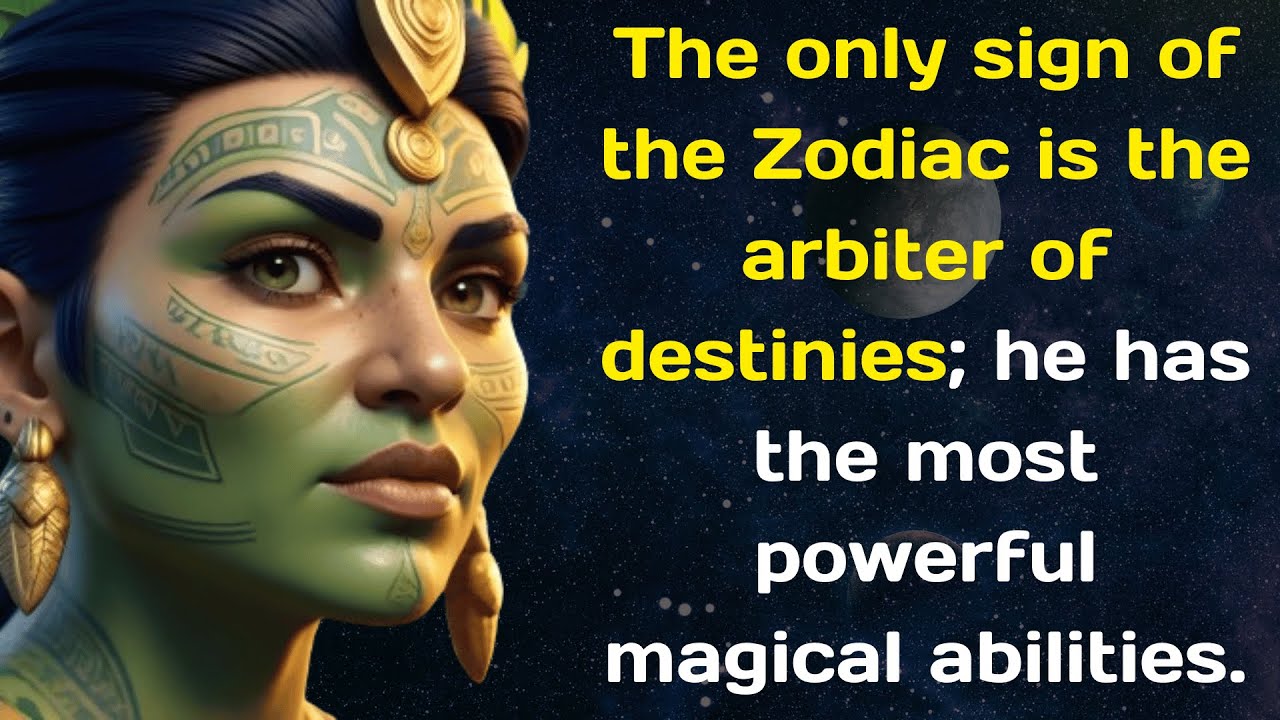 The only sign of the Zodiac is the arbiter of destinies; he has the ...