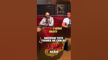 Andrew tate thinks he can br Batman 💀 #andrewtate #batman
