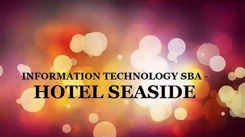 Information Technology SBA Tutorial