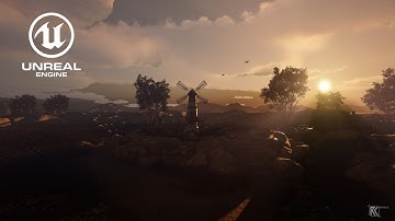 Unreal Engine 5 Cinematic Environment I Windmill Animated  I Where Dreams Take Flight