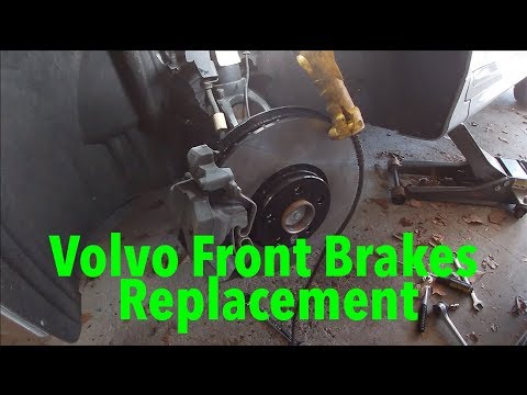 Volvo Front Brakes & Rotor Replacement XC60 S60 S80