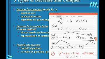 Decrease and Conquer
