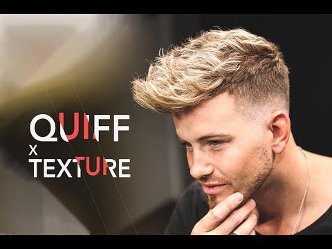 Men's Quiff Hairstyle - Short Hair - YouTube