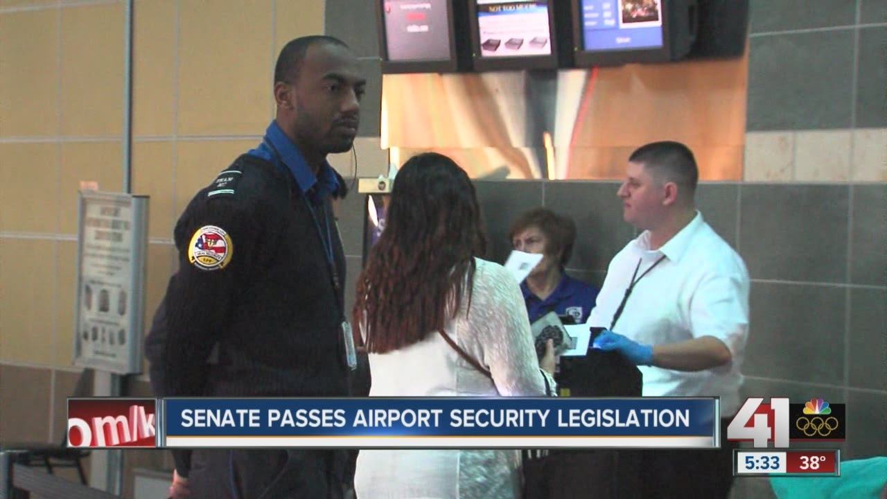 Senate passes airport security legislation - YouTube