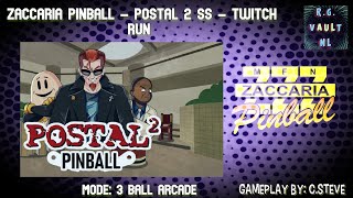 Zaccaria Pinball -  Postal 2 SS (Solid State) - Twitch Run