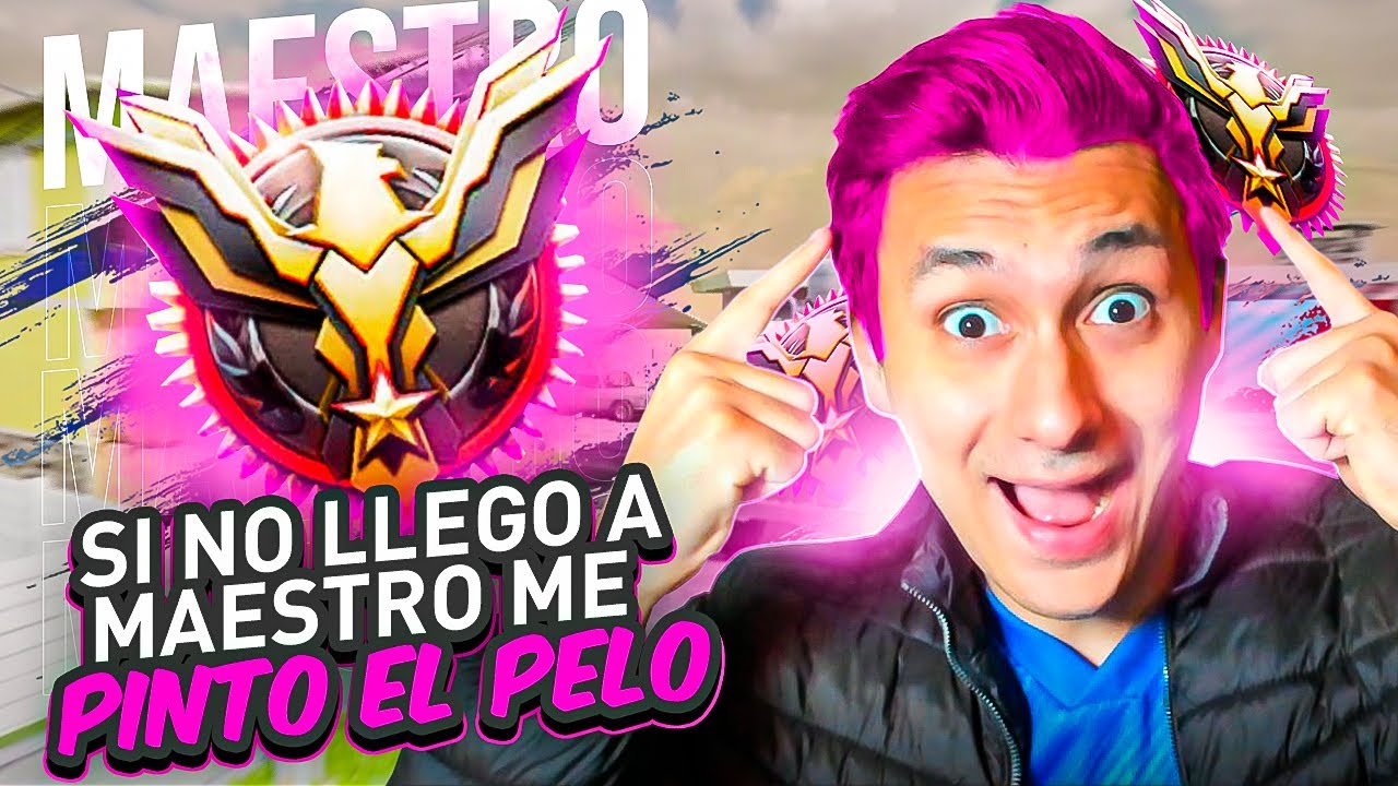 SI NO LLEGO a GRAN MAESTRO en ESTE DIRECTO me PINTO EL PELO de ROSA ...