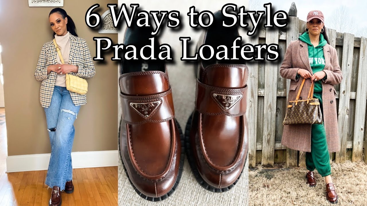 6 WAYS TO STYLE PRADA LOAFERS | PRADA LOAFERS OUTFITS for any occasion | by  Crystal Momon - YouTube
