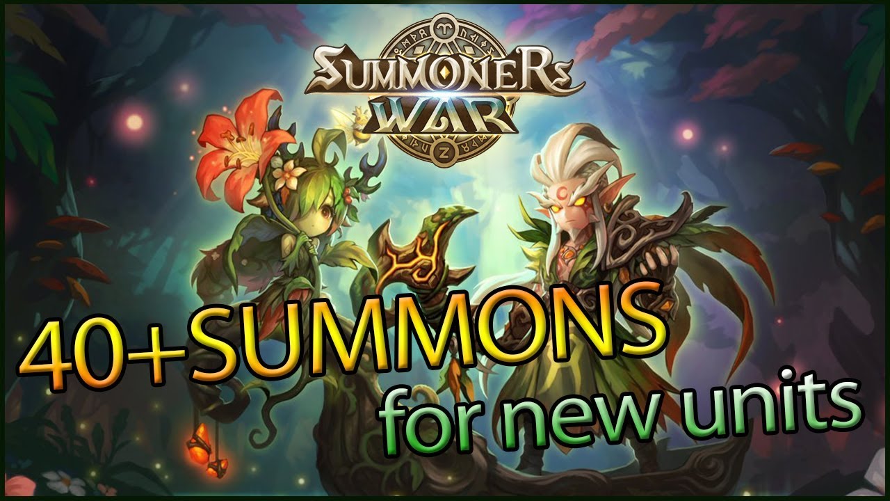 Druid and Dryad 40+ SUMMONS Summoners War