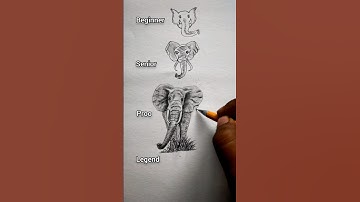 how to draw a Elephant 🐘😱🔥#art #drawing #youtubeshorts #shorts #viral #@ArtwithBir_9