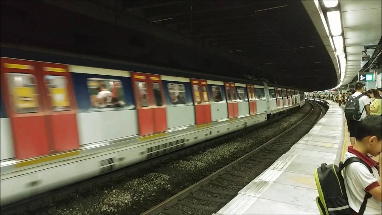 旺角東站 東鐵綫列車發着 直通車通過