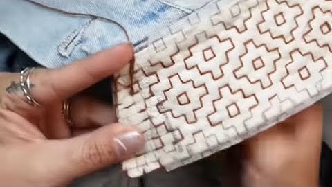 Repair a Torn Collar with Stick & Stitch Sashiko | Easy Visible Mending Tutorial