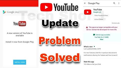 Samsung j2 YouTube Update Problem | This app is no longer compatible with your device