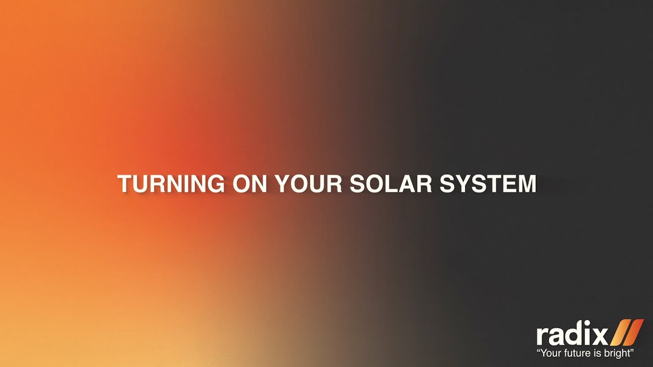 Turning on Your Solar System YouTube