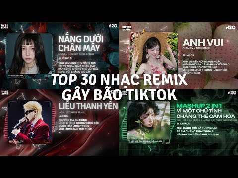TOP 30 Nhạc Remix Gây Bão TikTok: Nắng Dưới Chân Mây, Anh Vui, Liễu Thanh Yên, Vì Một Chữ Tình