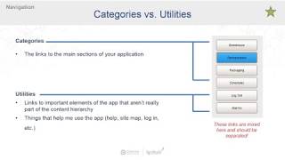 Video: Design Like a Pro: Best Practices in Organizing Navigational Patterns