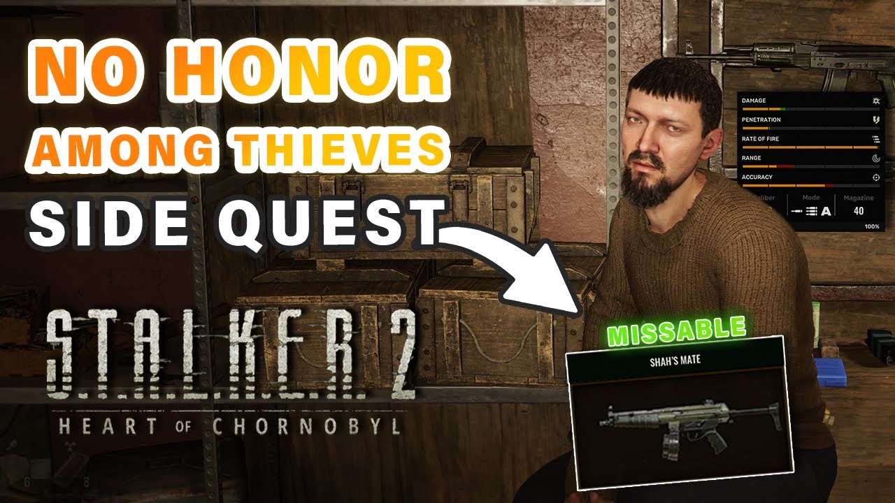 No Honor Among Thieves Side Quest Full Guide (Secret Weapon)  ► STALKER 2: Heart of Chernobyl