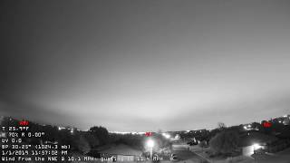 Abilene TX 24 Hour Time Lapse - 20190101 Tuesday North