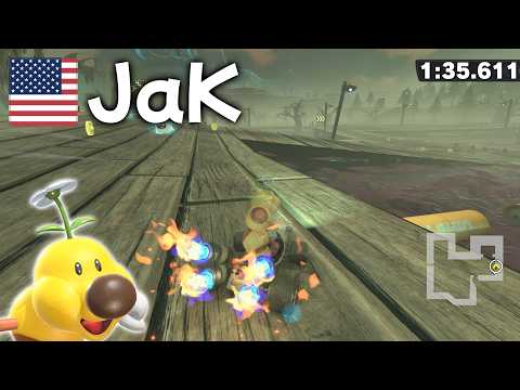 SNES Ghost Valley 2 - 1:35.611 - JaK 🇺🇸 (Mario Kart World world record)