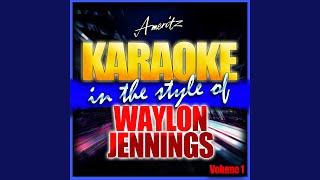 Video thumbnail of "Ameritz Karaoke - America (In the style of Waylon Jennings) (Karaoke Version)"