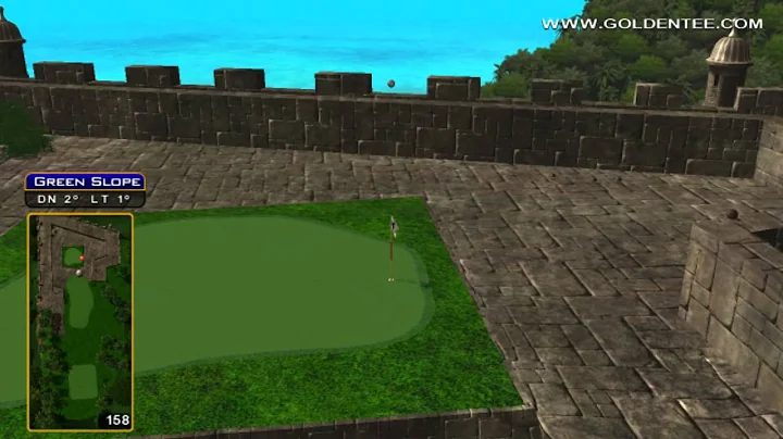 Golden Tee Great Shot on Royal Cove!