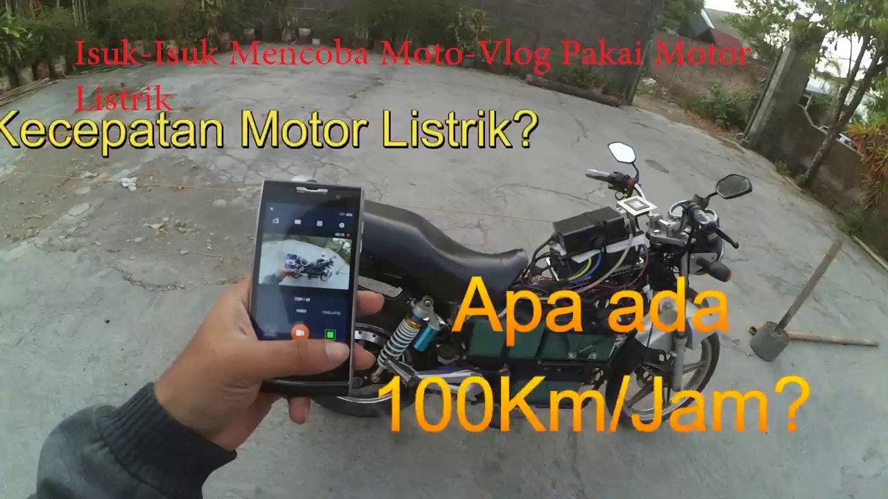 apakah ada motor listrik kecepatan 100Km/Jam??? - YouTube