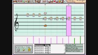 Phoenix Wright: Trials and Tribulations - Reminiscence ~ Bridge (Mario Paint Composer)