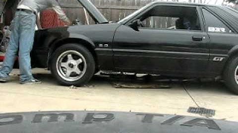 turbo mustang open downpipe