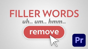 Automatically Delete Filler Words (Uh, Umm...) | Premiere Pro