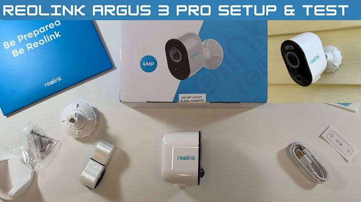 Reolink Argus 3 Pro Setup, Test And Review!